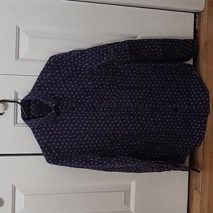 J.Crew navy floral button up size xs